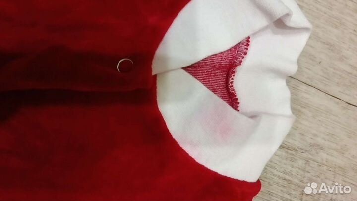 Костюм красный для ребенка деда мороза новый год