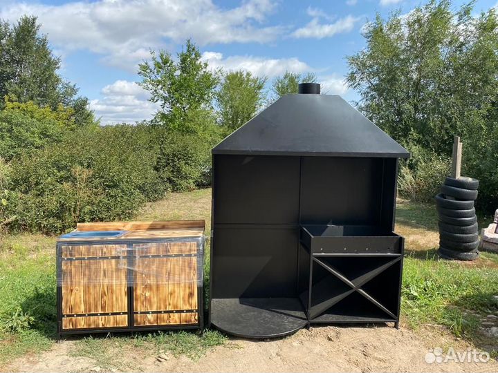 Мангал С крышей