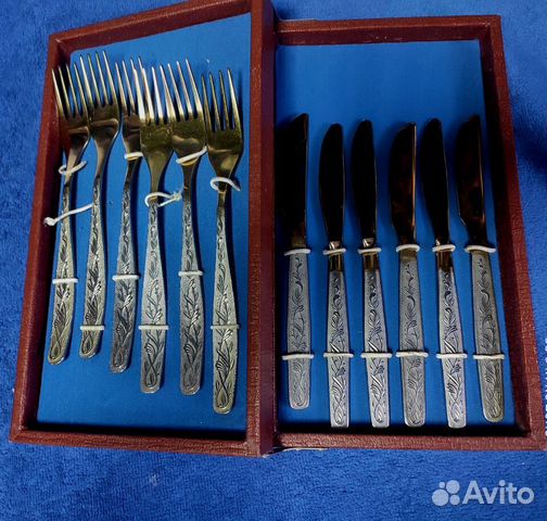 Подарочный Столовый набор из нержавейки (Вилки,но