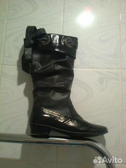 Сапоги с бантиком