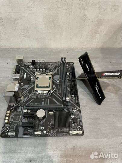 Игровой комплект Intel i3 9100F H310M 16gb