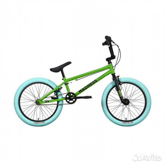 Велосипед Stark'23 Madness BMX 1 зеленый/черный/го
