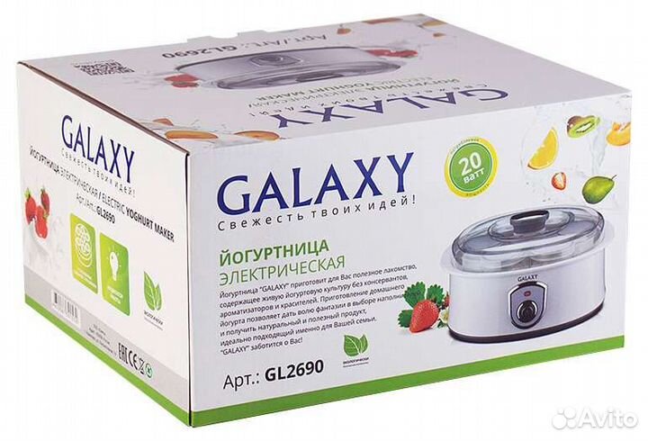 Электрическая йогуртница galaxy GL2690
