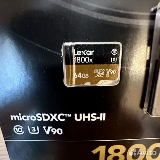 Lexar Pro microSD 1800x V90 сверхскоростные