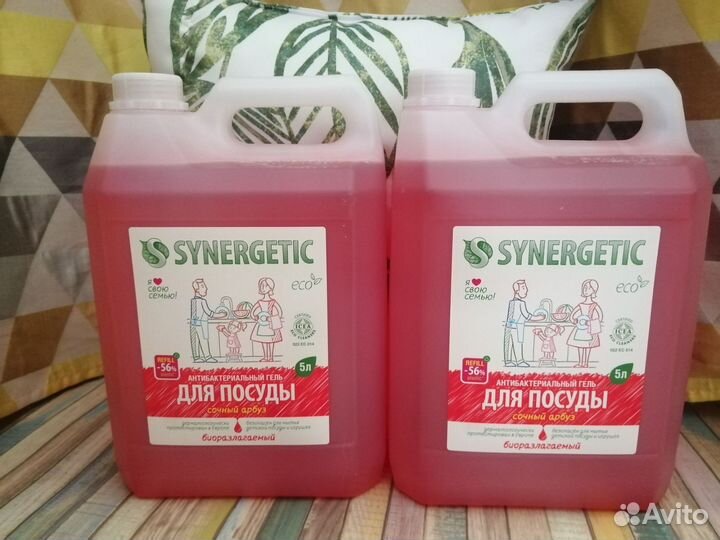 Synergetic 5 литров моющее средство для посуды