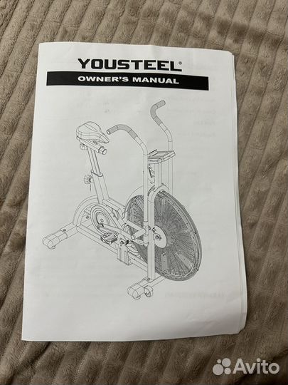 Велотренажер YouSteel AirBike