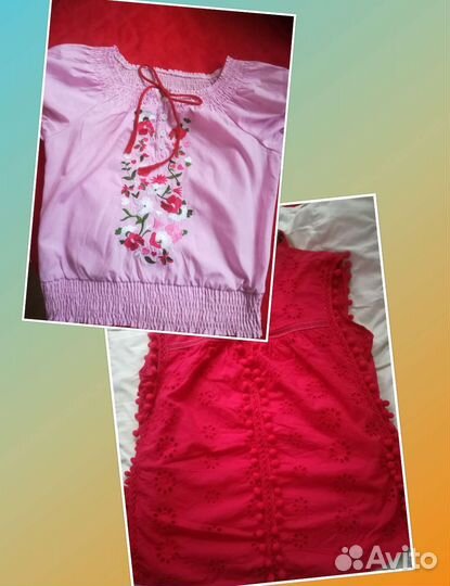 Блузки на девочку 40-42