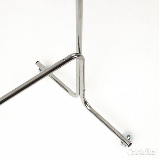 Вешало для одежды напольное одинарное на колесах