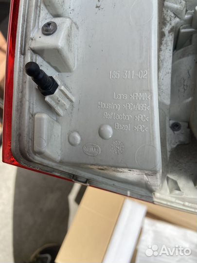 Фонарь задний левый skoda octavia a7