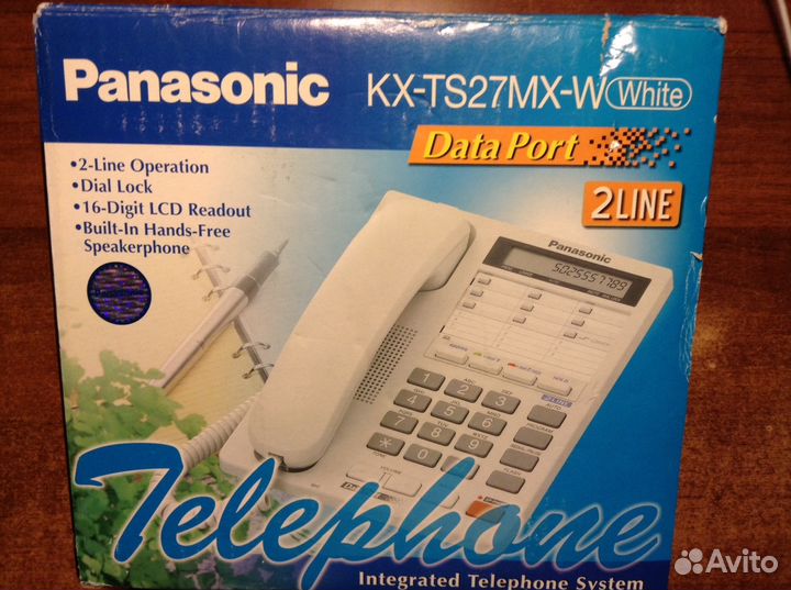 Телефон Panasonic KX-ts27mx-W