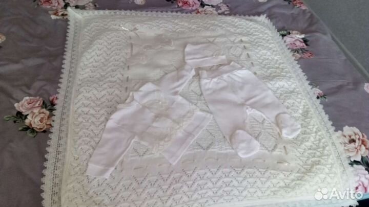 Комплект на выписку для девочки лето