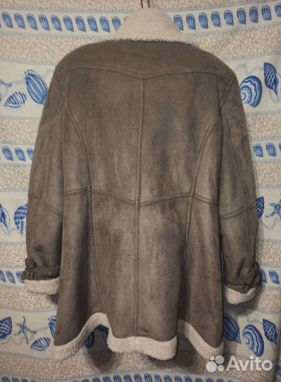 Дубленка женская большой размер