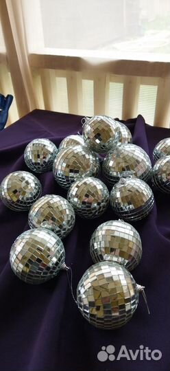 Новогодние шары 55 шт