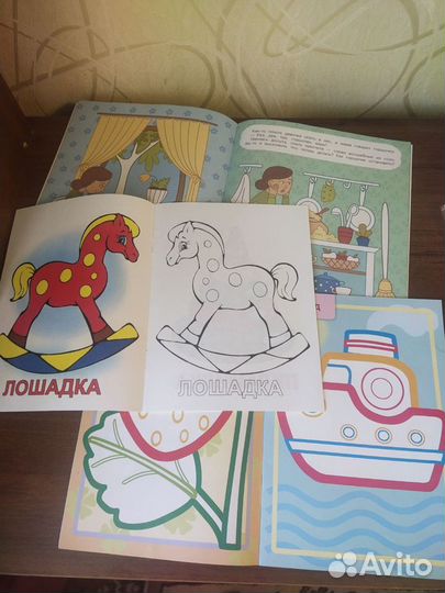 Книги для малышей 2-6 лет сказки раскраски алфавит