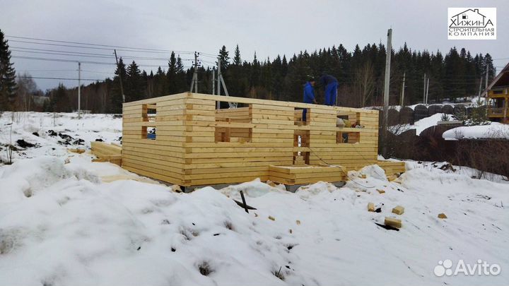 Срубы дома из бруса 6х9 строительство отделка