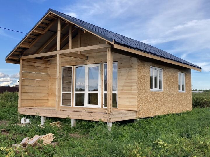 Дом 54 м² на участке 9 сот.