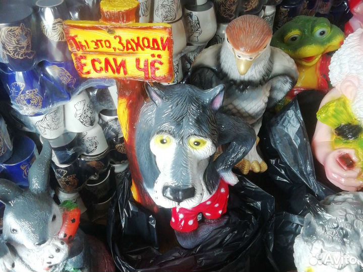 Садовые фигуры из гипса