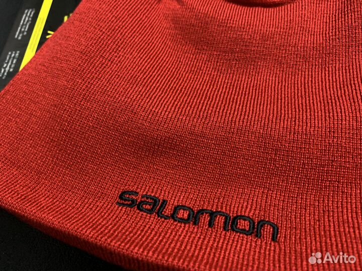 Шапка salomon flat spin reversible BK/BRI-X