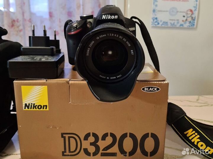 Зеркальный фотоаппарат nikon D3200