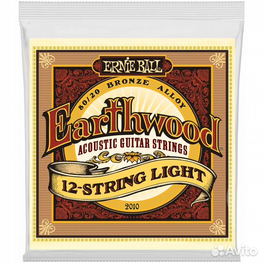 Струны для 12 струнной гитары Ernie Ball