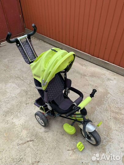 Велосипед с родительской ручкой