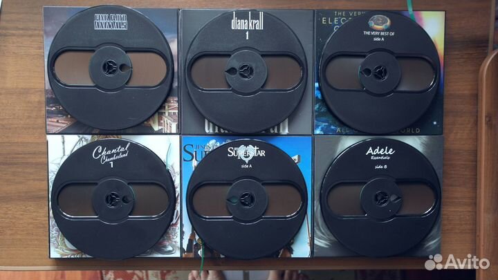 Бобины катушки для магнитофона c записью студия