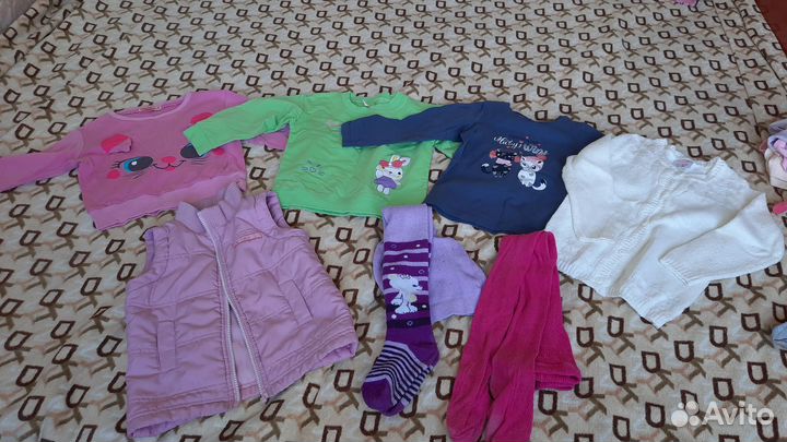Вещи пакетом на девочку 92 98 104