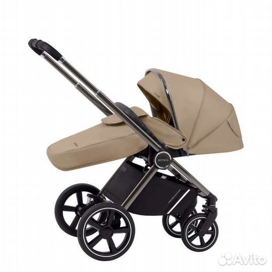 Коляска Carrello Ultimo 2в1,3в1 серый хром. рама