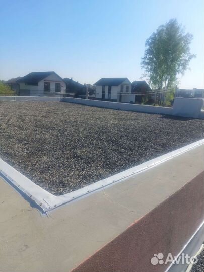 Монтаж плоской кровли