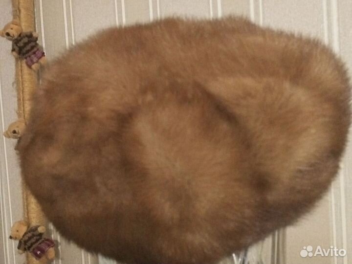 Берет женский норковый