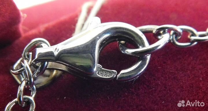 Серебряное колье 925 пробы