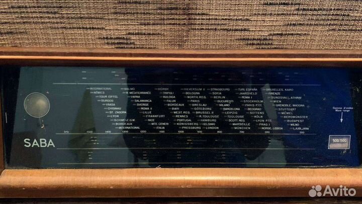 Ламповый радиоприёмник Saba S 457 WK
