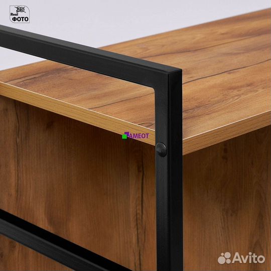 Стеллаж - шкаф с дверью Сусар 4сw металлокаркас