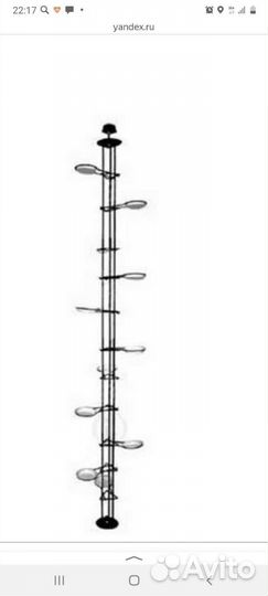 Подставка для цветов напольная металлическая