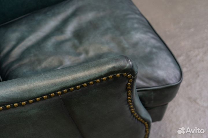 Кресло кожаное винтаж