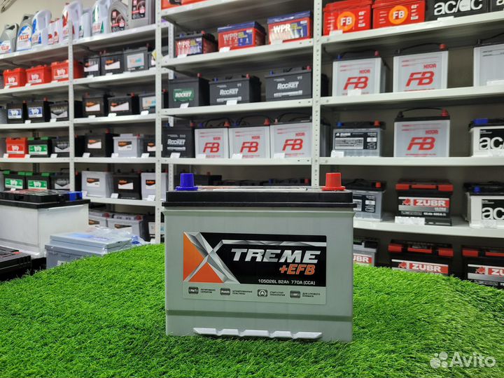 Аккумулятор xtreme EFB 82 Ah о.п