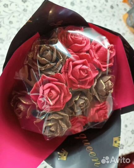 Шоколадные розы букет