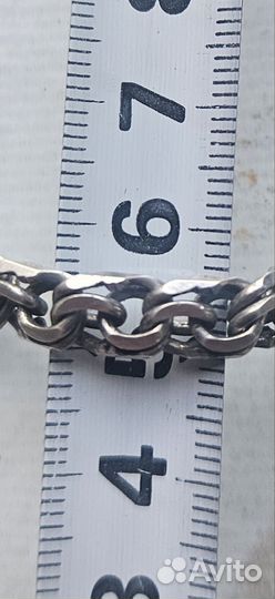 Серебряный браслет 21,5*6