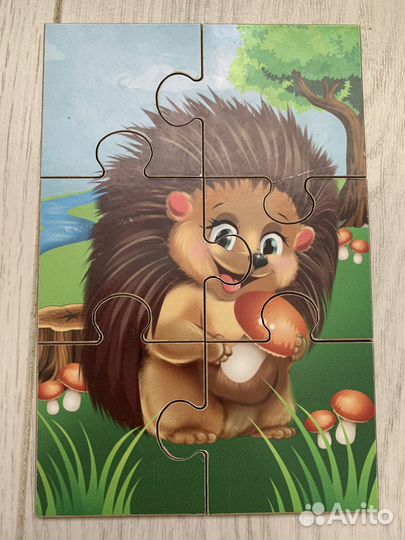 Пазлы детские деревянные