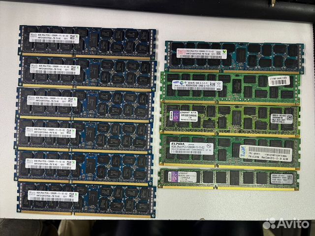 Регистровая память DDR3 8gb Hynix Samsung Kingston