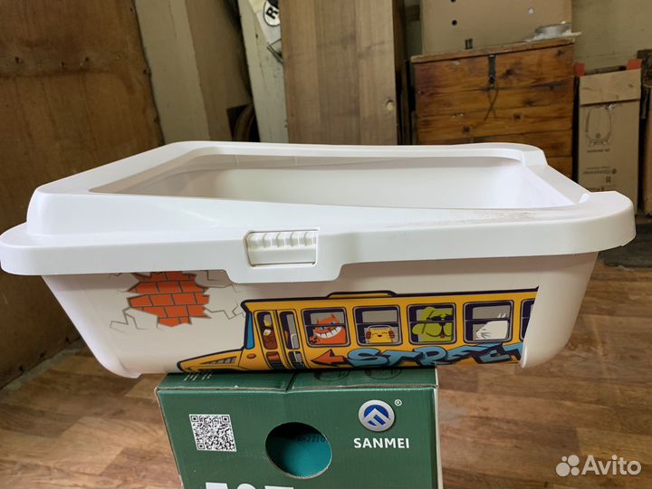 Лоток для кошек большой с бортиками