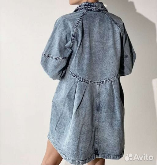 Джинсовое платье