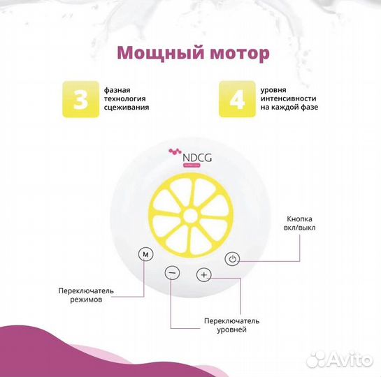 Молокоотсос электрический новый