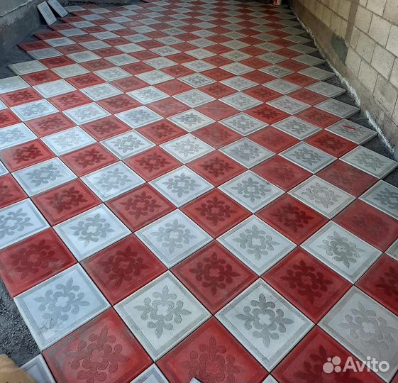 Укладка тротуарной плитки