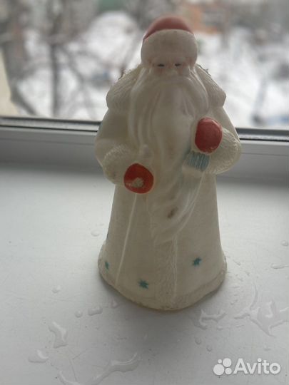 Дед мороз СССР плассмассовый