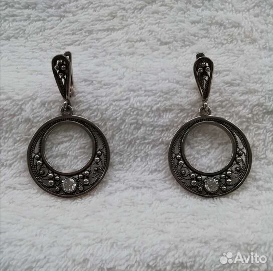 Серебряные серьги
