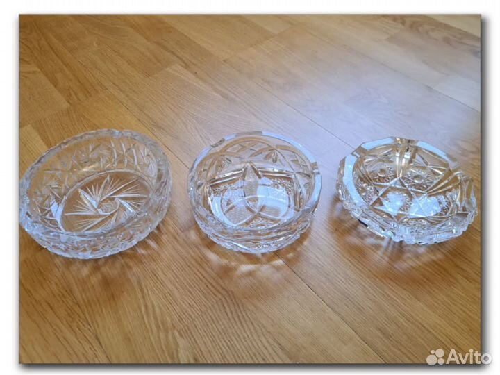 Хрустальная пепельница