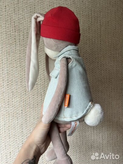 Мягкая игрушка заяц