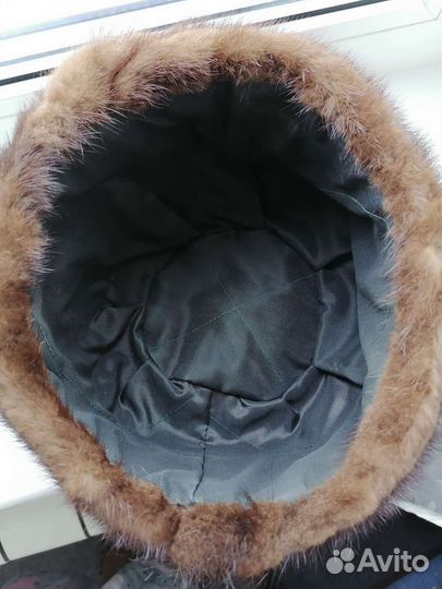 Шапка норковая женская