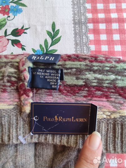 Шапка вязаная Ralph Lauren оригинал